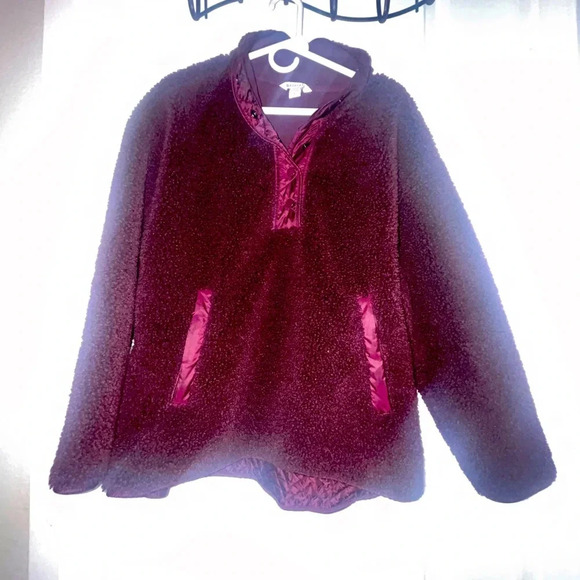 Athleta Cozy Sherpa Snap pullover - Picture 1 of 3